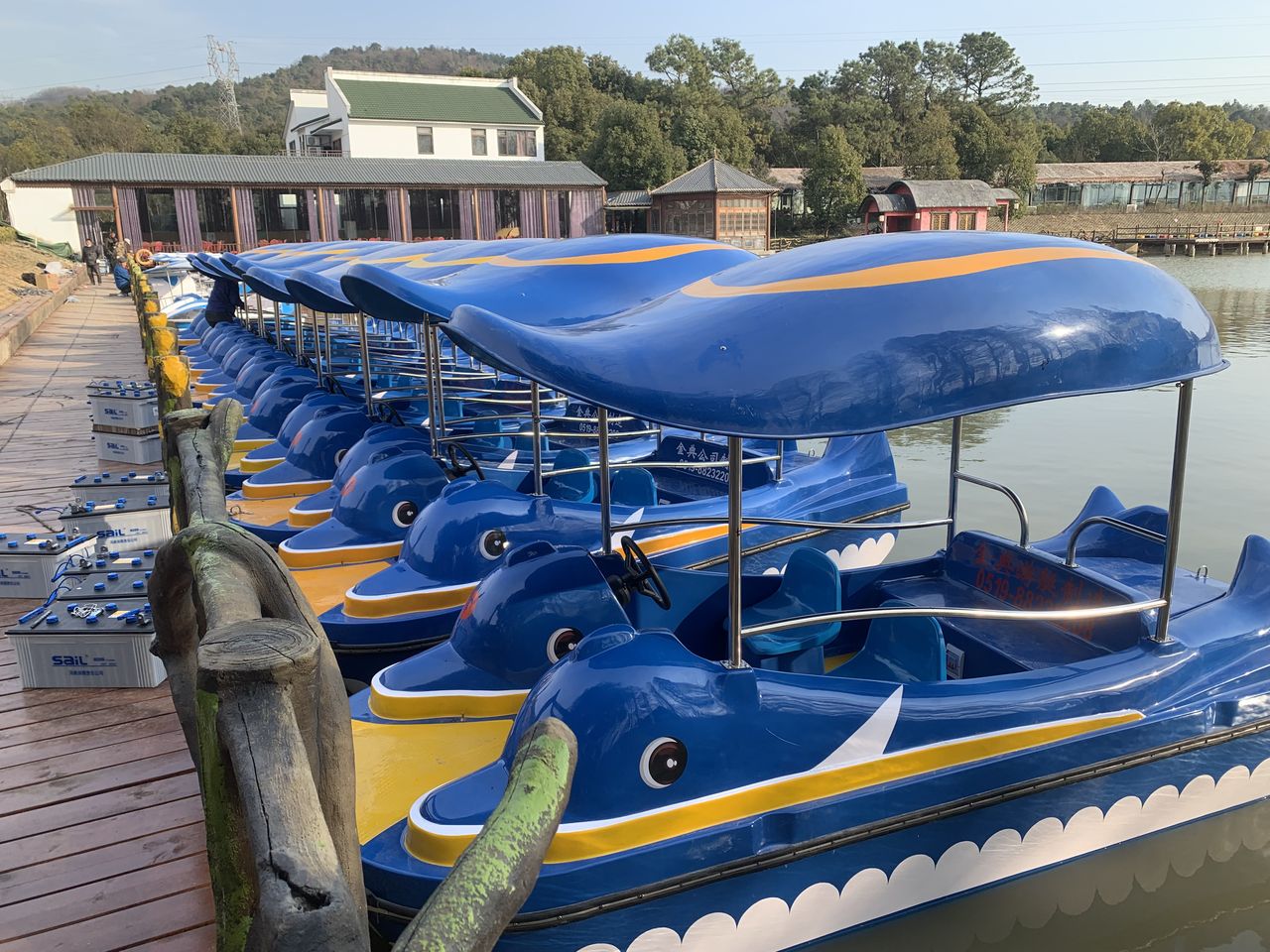 海豚電動船  電瓶船